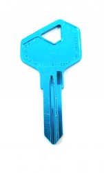 LF27 Blue key blank