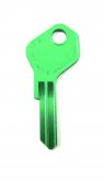 LF31R Green key blank