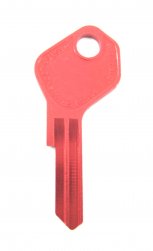 LF31R Red key blank