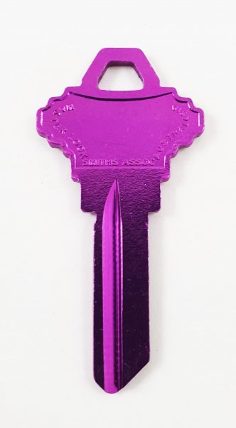 SH3 Purple key blank | 3ZIP Security Products