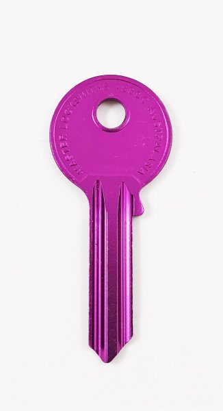 YA1 Purple key blank | 3ZIP Security Products