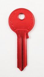 YA1 Red key blank | 3ZIP Security Products